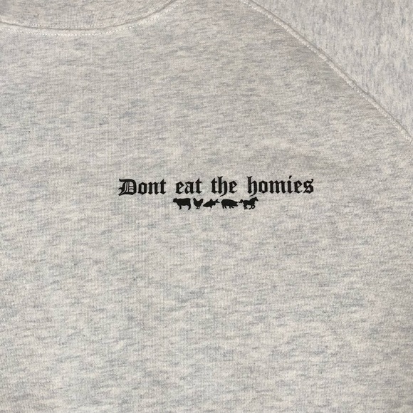 “DON'T EAT THE HOMIES” Unisex Sweatshirt Size S - Picture 7 of 7